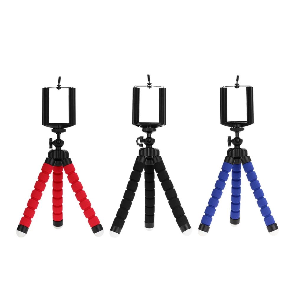 Trepied Mini Flexibil pentru Telefon – Suport Smartphone cu Telecomandă Bluetooth, Octopus, Universal