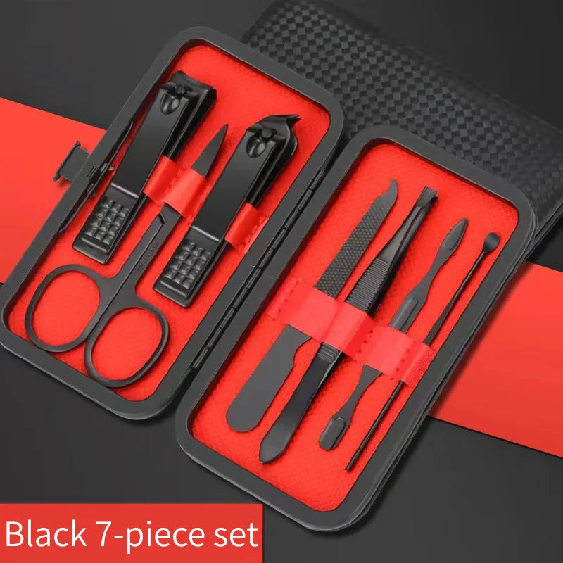 Set Instrumente Manichiură & Pedichiură din Oțel Inoxidabil – 4 până la 24 piese