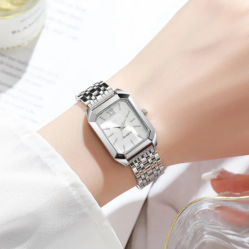 Ceas de Damă Elegant – Quartz, Stil Fashion, Cadou de Lux pentru Femei