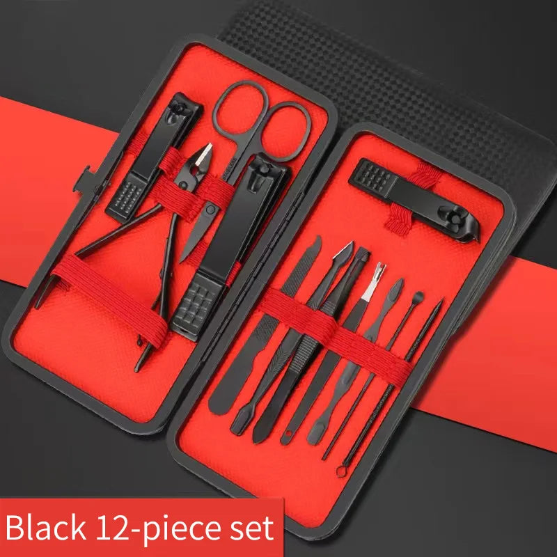 Set Instrumente Manichiură & Pedichiură din Oțel Inoxidabil – 4 până la 24 piese