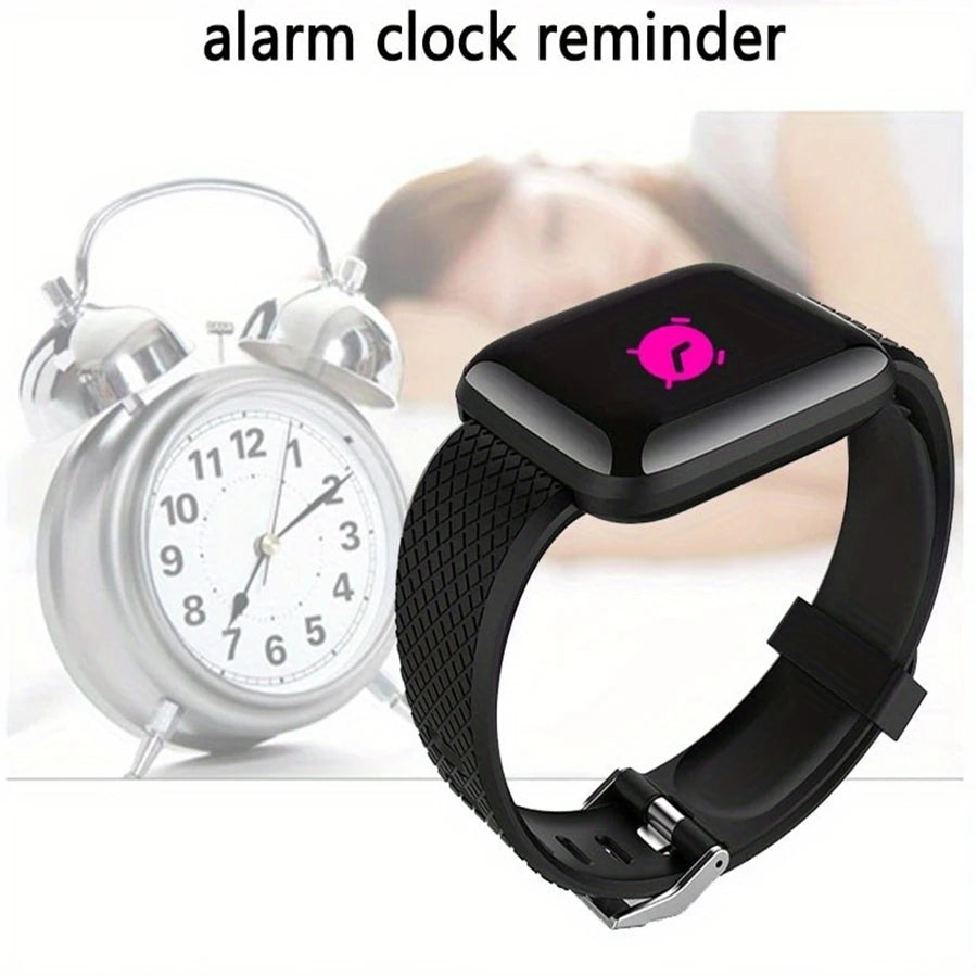 Ceas Inteligent pentru Bărbați și Femei – Smartwatch Fitness, Monitor Ritm Cardiac, Notificări, Android/iOS