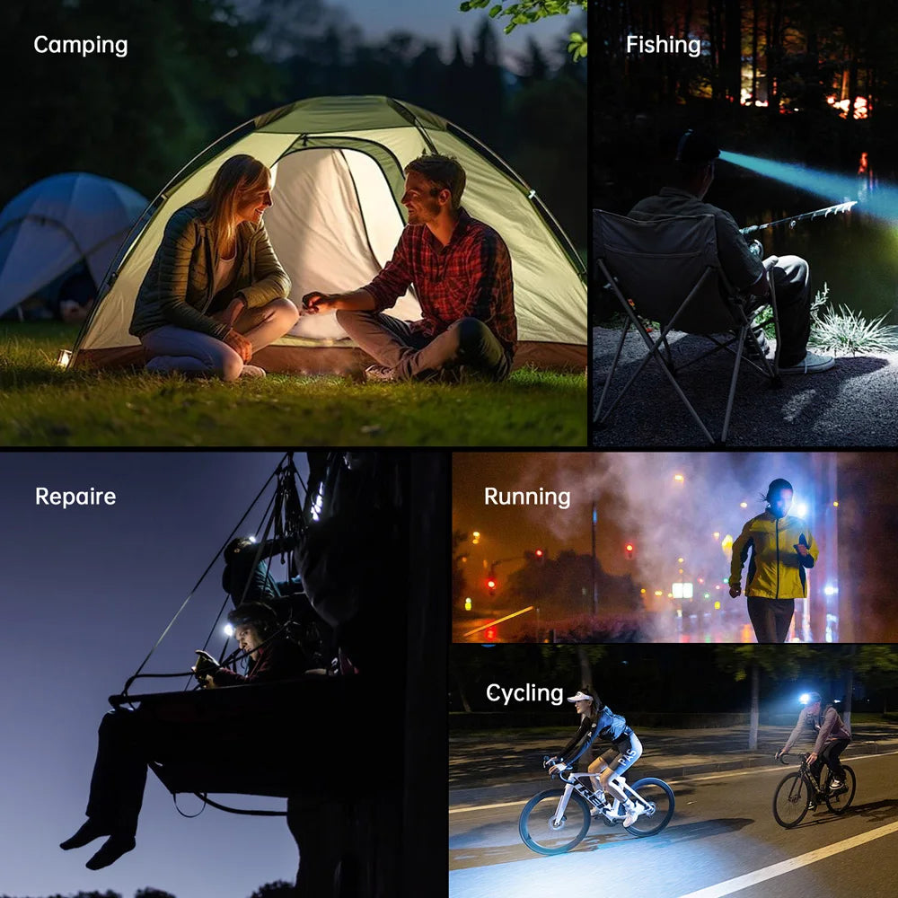 Lanternă Frontală SOFIRN HS42 2100lm – Reîncărcabilă USB-C, LED SST40, Magnetic, Camping